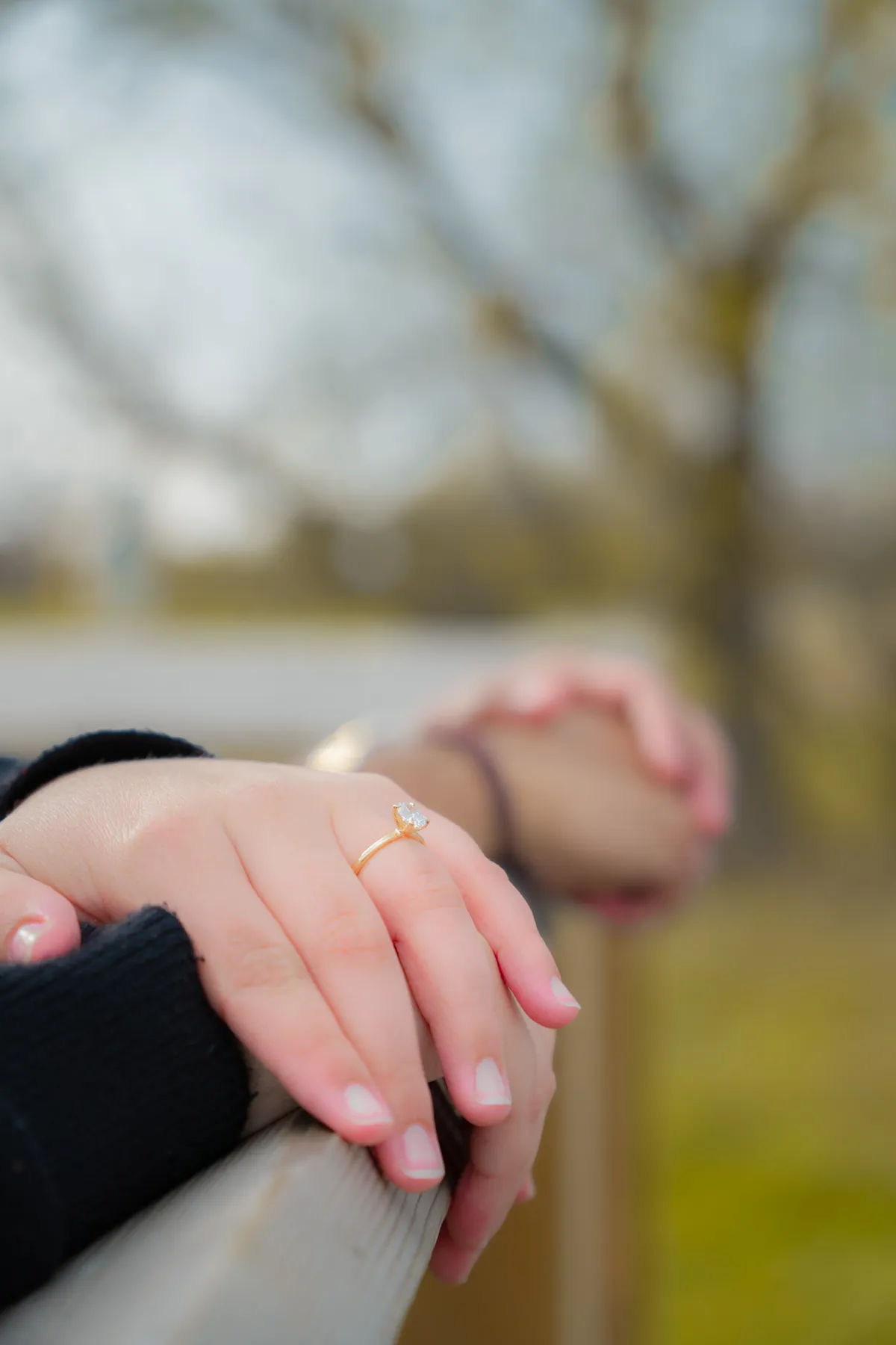 Candid proposal moment captured in Waterloo Ontario
