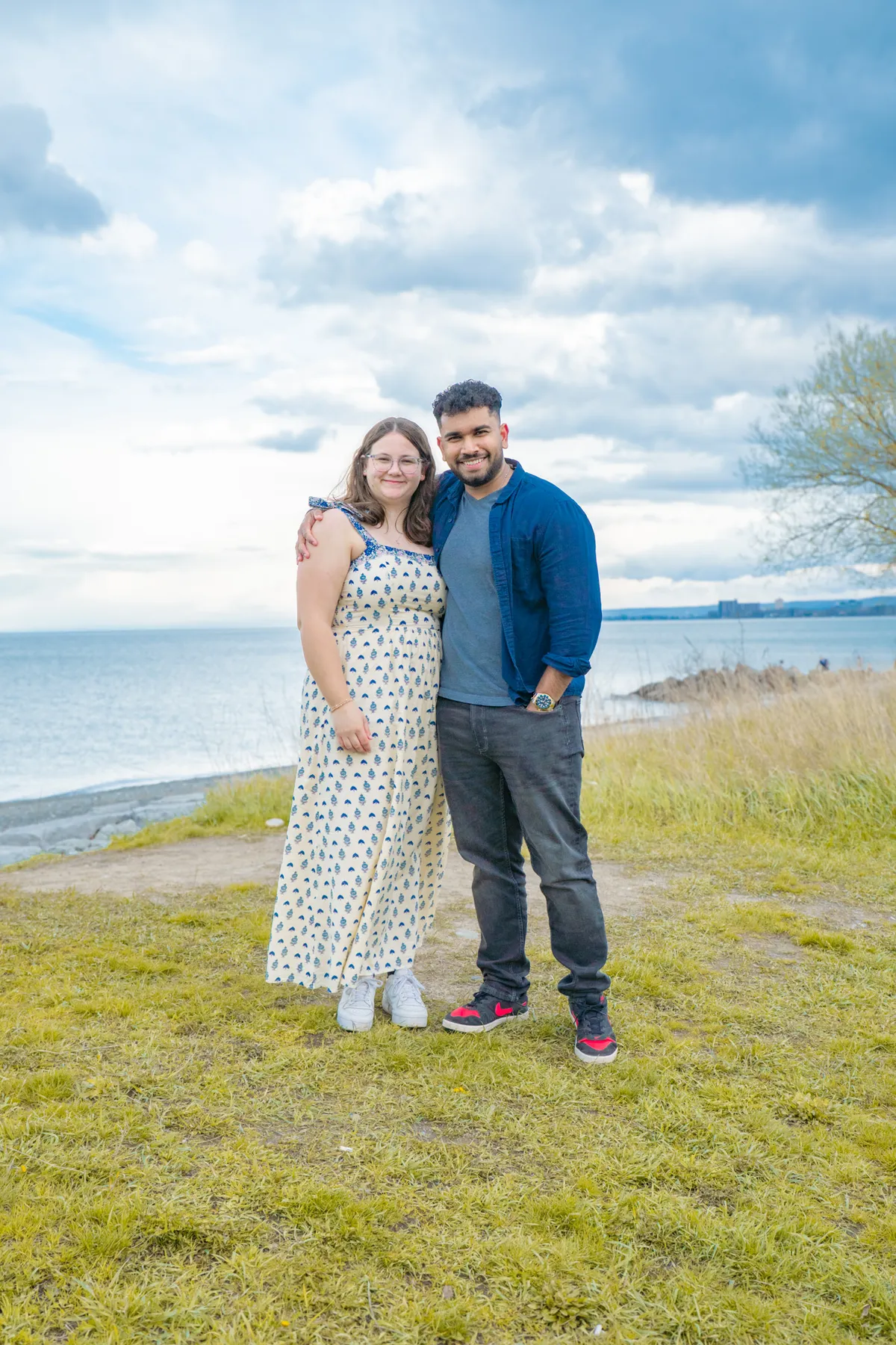 Golden hour proposal photography in Waterloo Park Ontario
