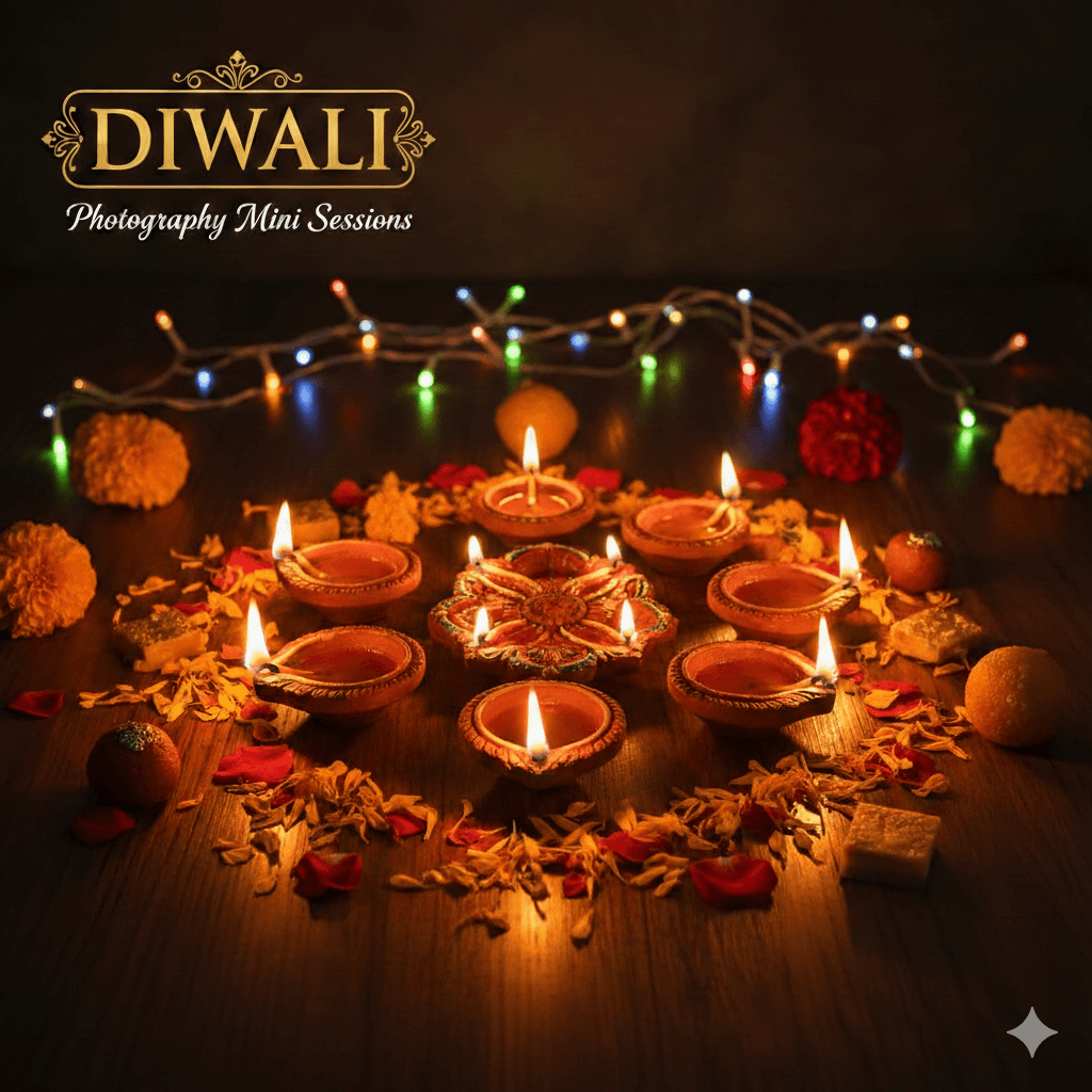Diwali mini session portrait in Kitchener Waterloo by Greasypixel Photography