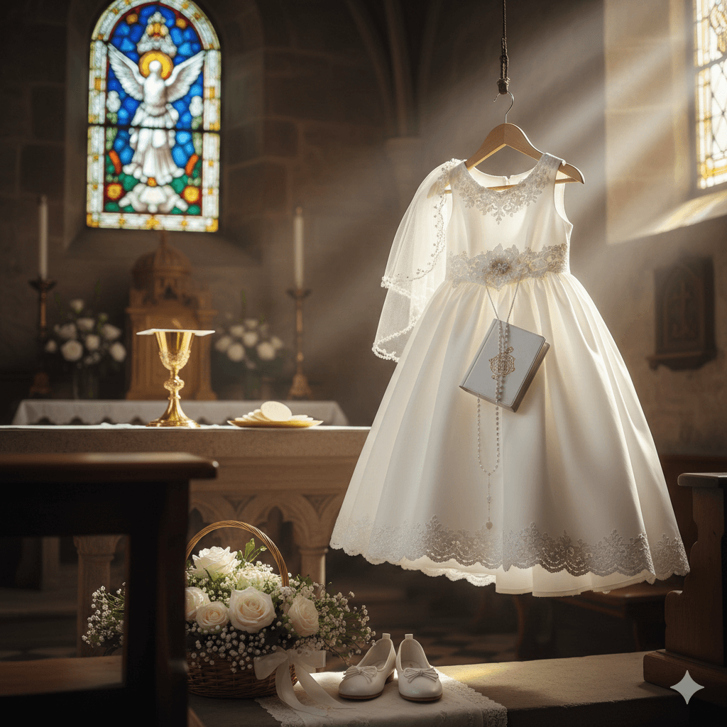 First Holy Communion outdoor portrait session in Kitchener by Greasypixel Photography