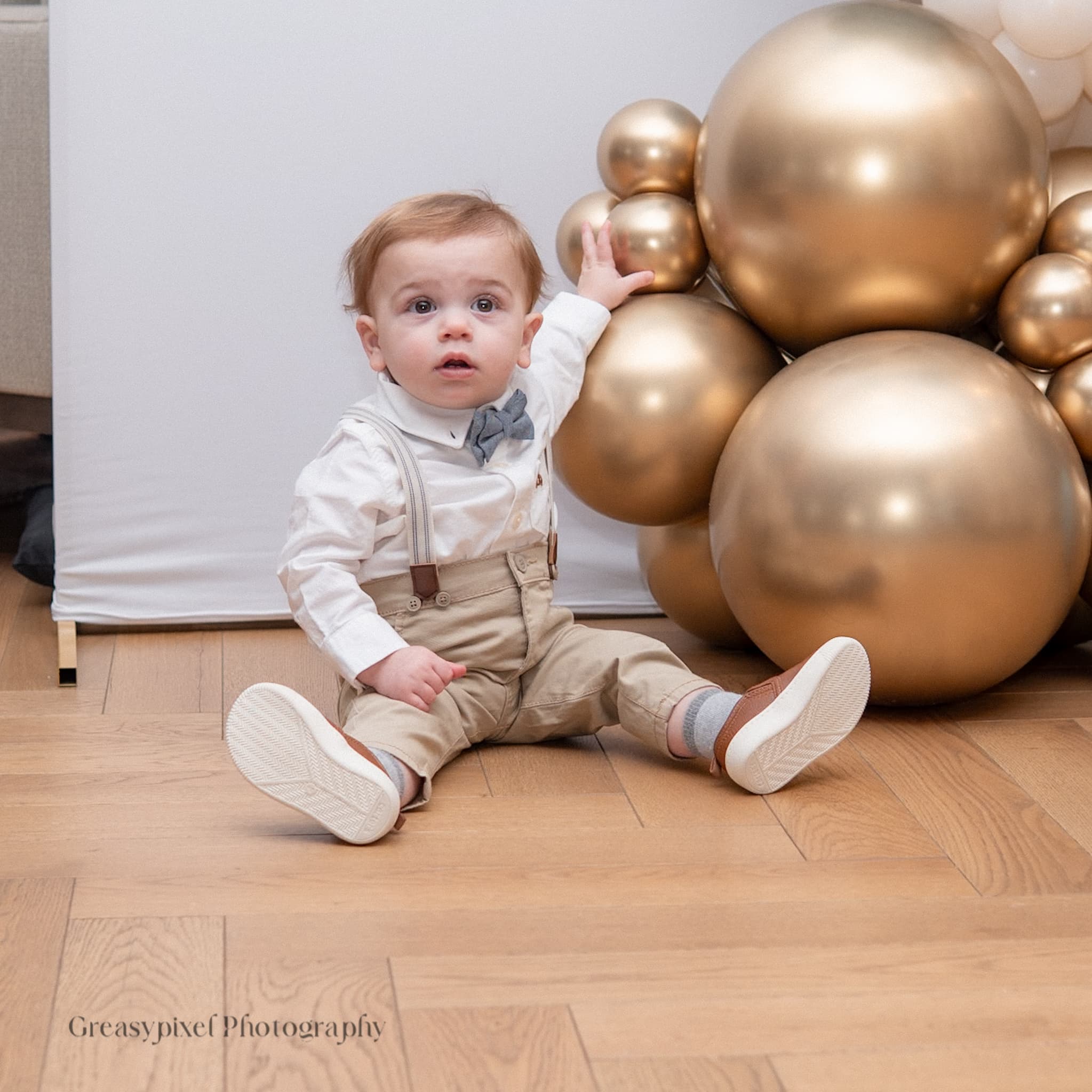 Birthday party photographer Cambridge Waterloo - baby portrait