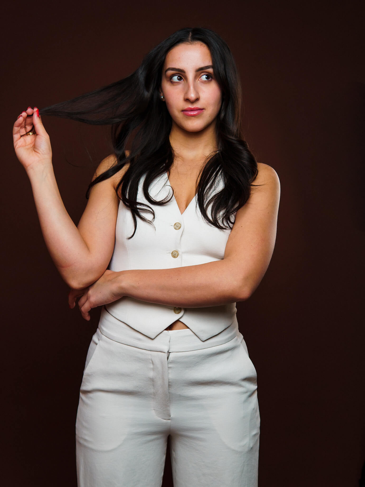 Professional headshot photography session in Kitchener Waterloo studio