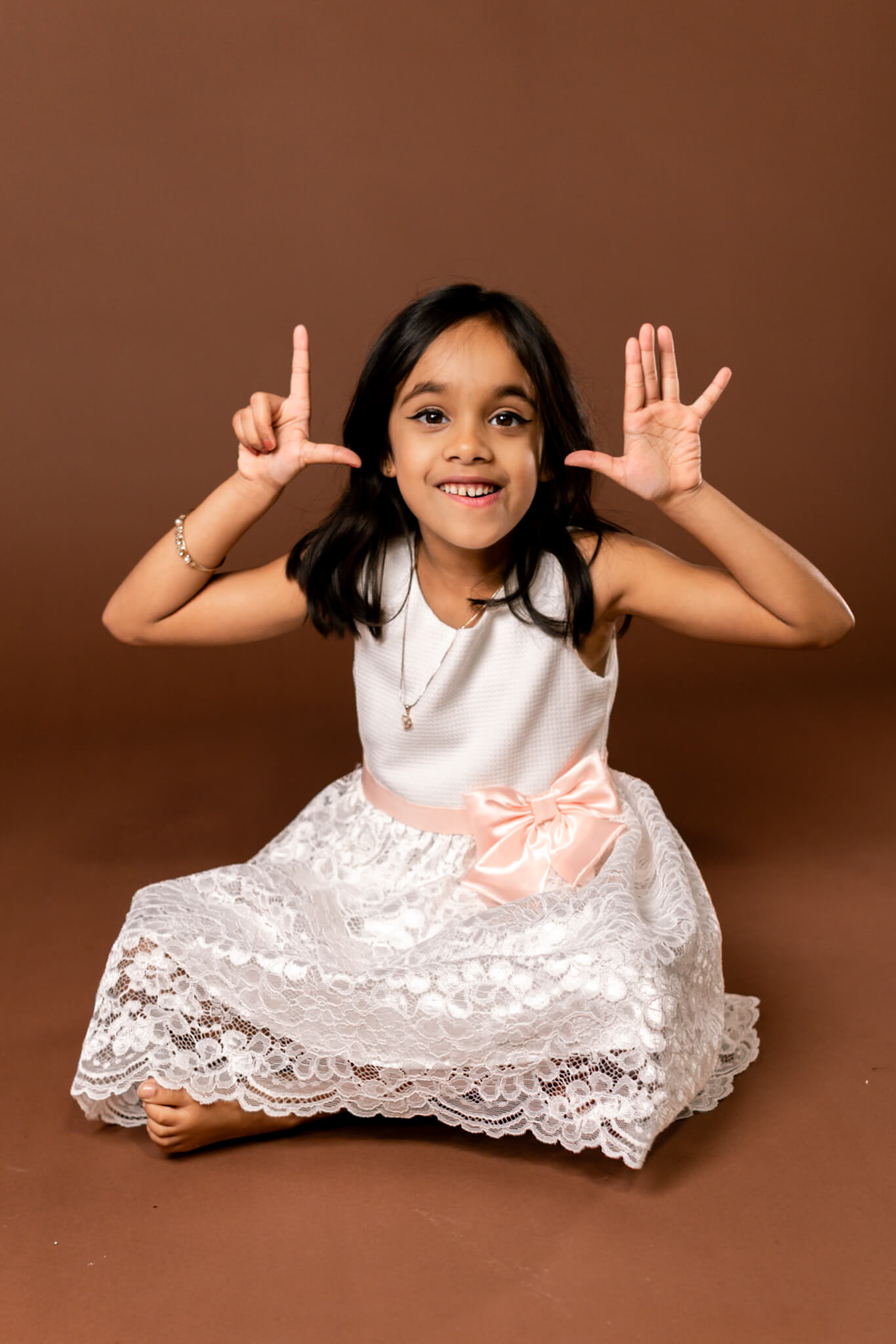 Professional 7th birthday studio session for a young girl by Greasypixel Photography